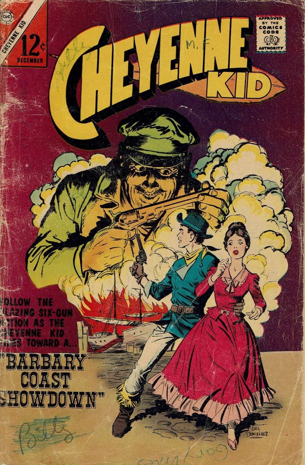 Comic Book Cover For Cheyenne Kid 59