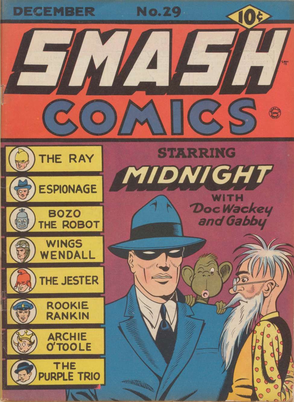 Book Cover For Smash Comics 29 - Version 2
