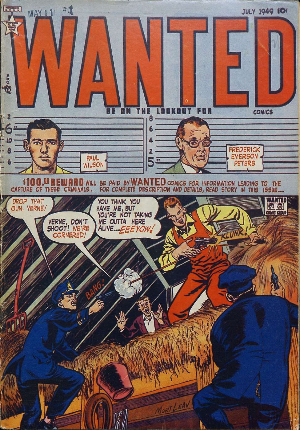 Comic Book Cover For Wanted Comics 21