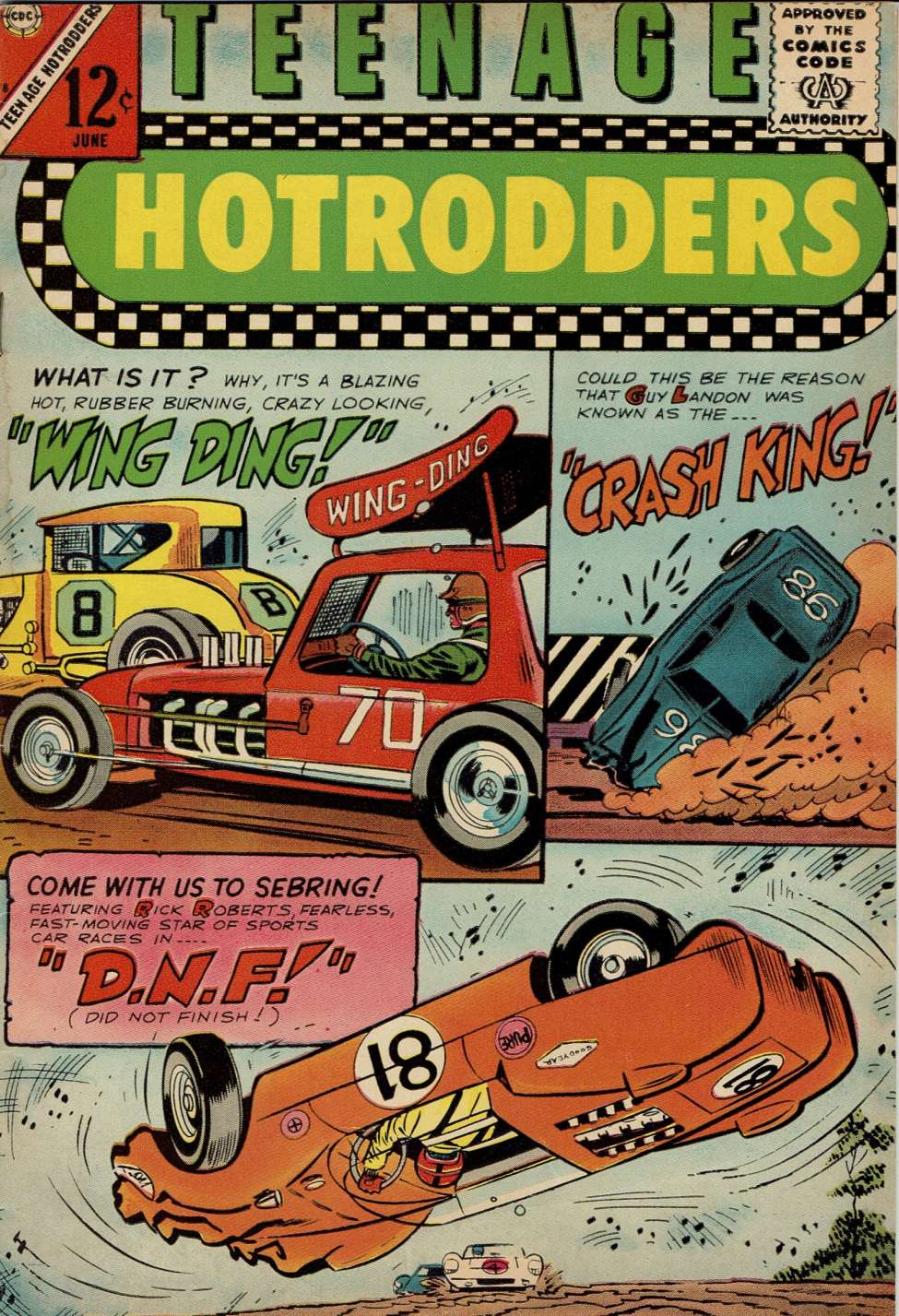 Book Cover For Teenage Hotrodders 18