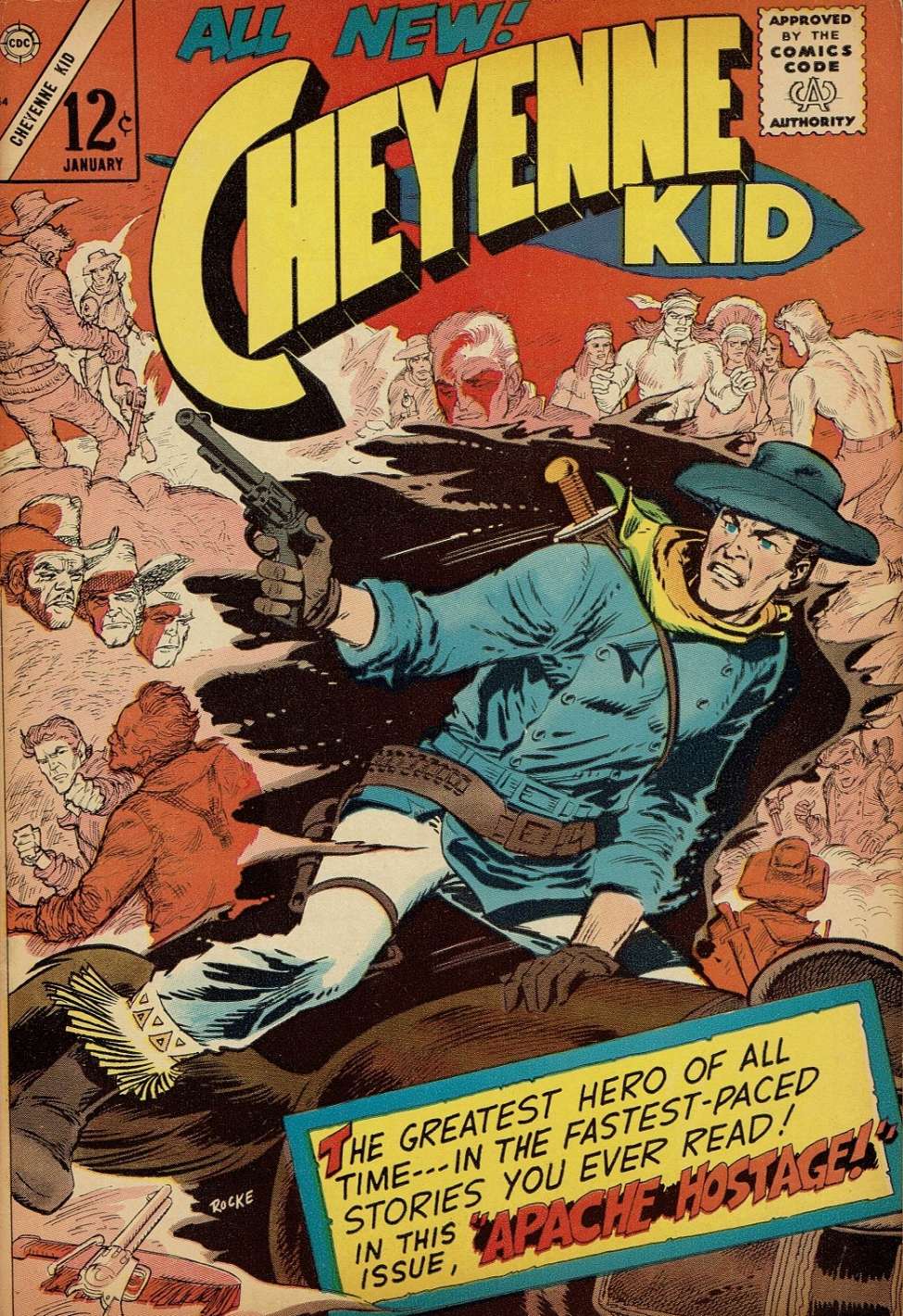 Comic Book Cover For Cheyenne Kid 54