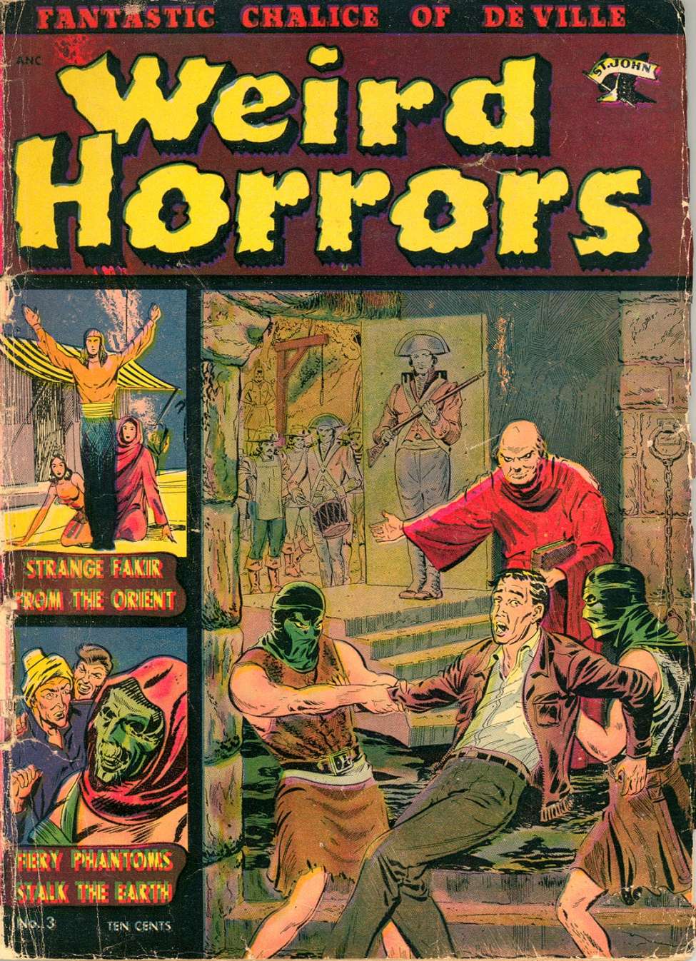 Book Cover For Weird Horrors 3