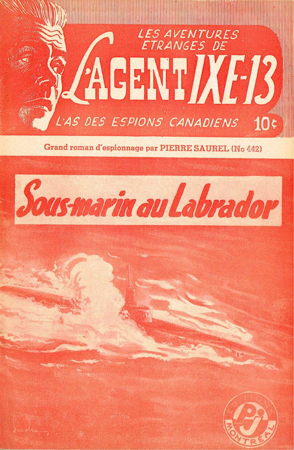 Book Cover For L'Agent IXE-13 v2 442 - Sous-marin au Labrador