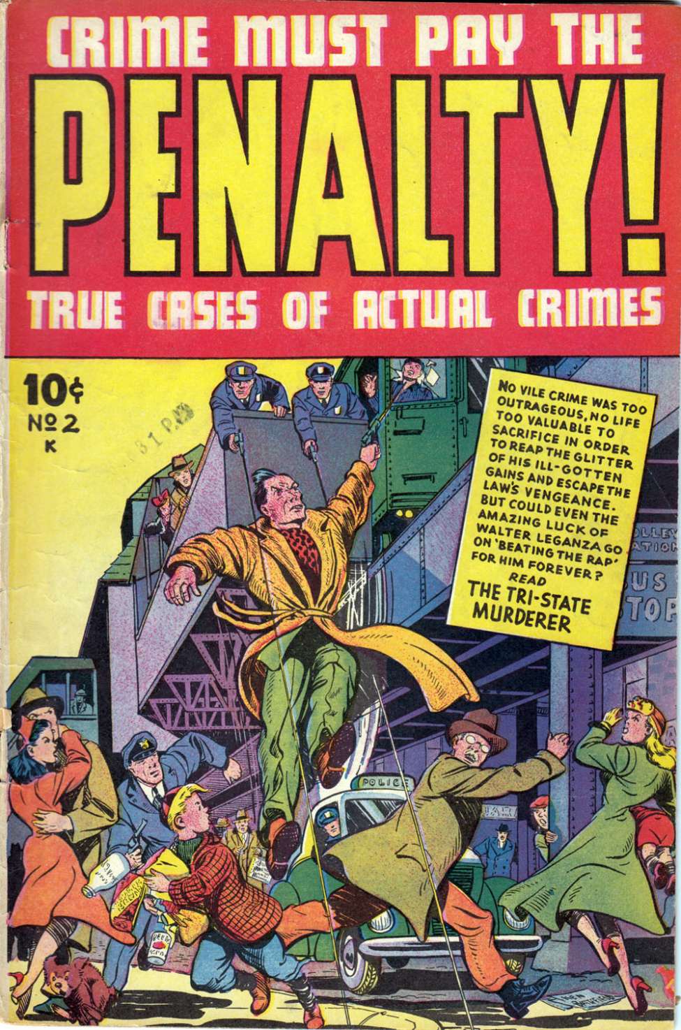 Comic Book Cover For Crime Must Pay the Penalty 2