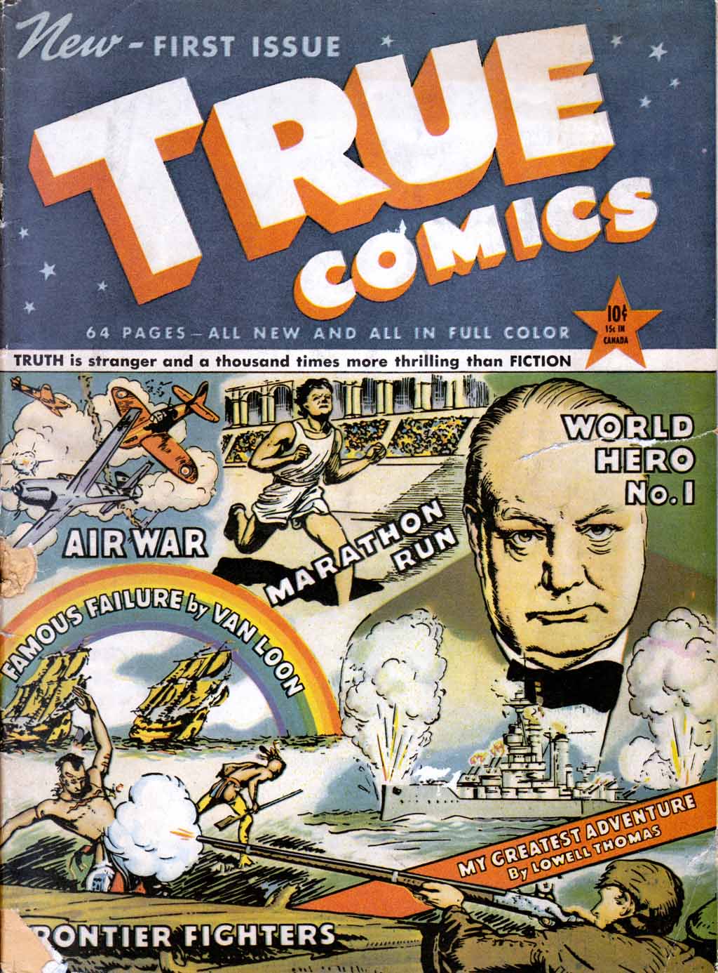 Book Cover For True Comics 1
