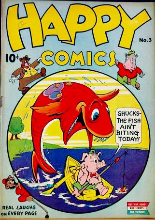 Book Cover For Happy Comics 3