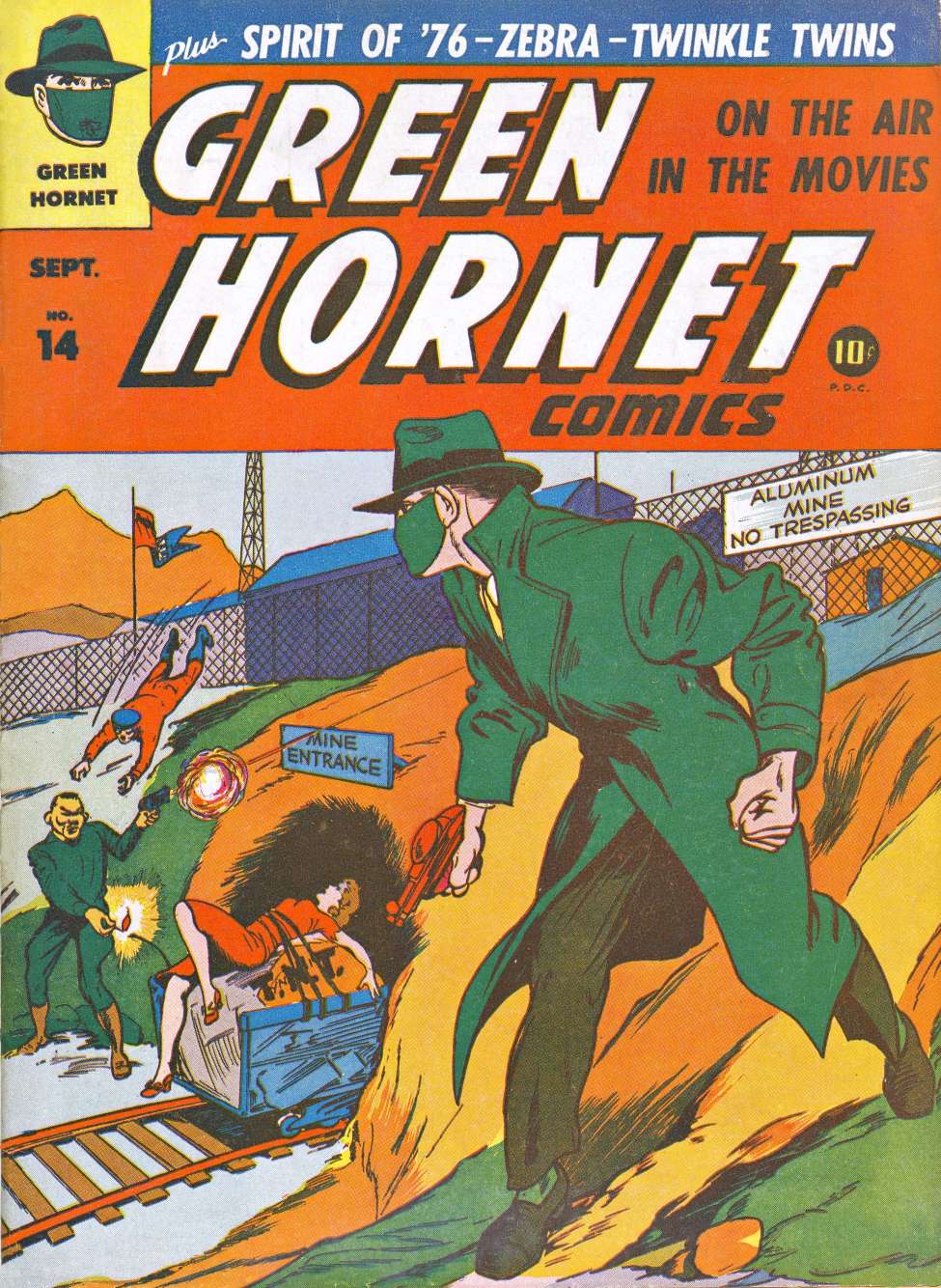 Book Cover For Green Hornet Comics 14 - Version 2