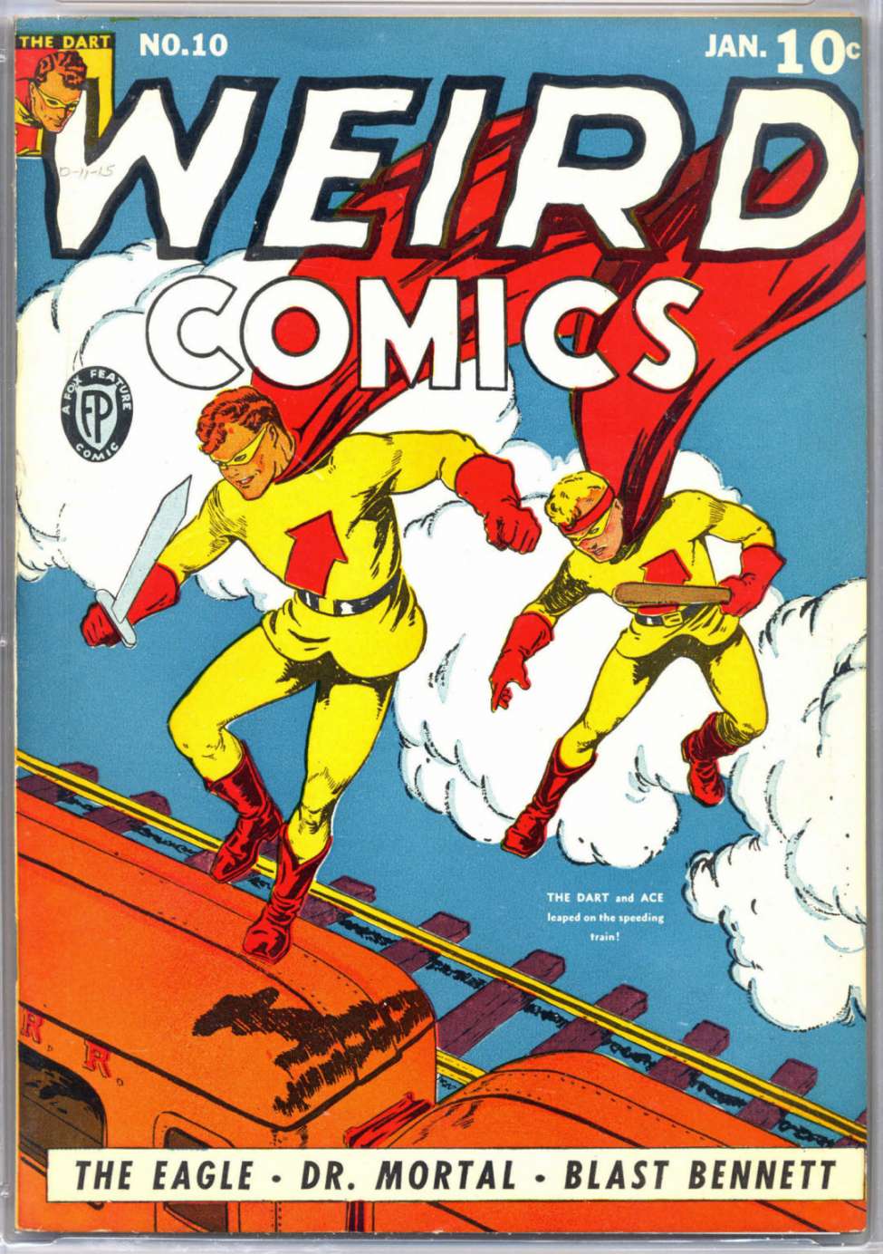 Comic Book Cover For Weird Comics 10