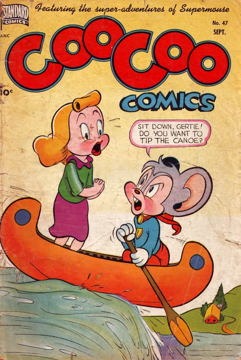 Comic Book Cover For Coo Coo Comics 47