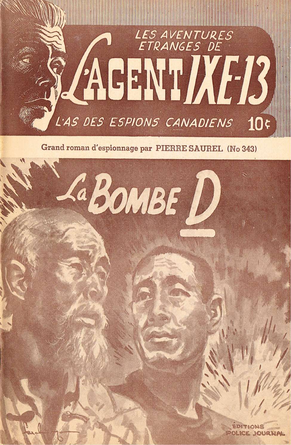 Book Cover For L'Agent IXE-13 v2 343 - La bombe D