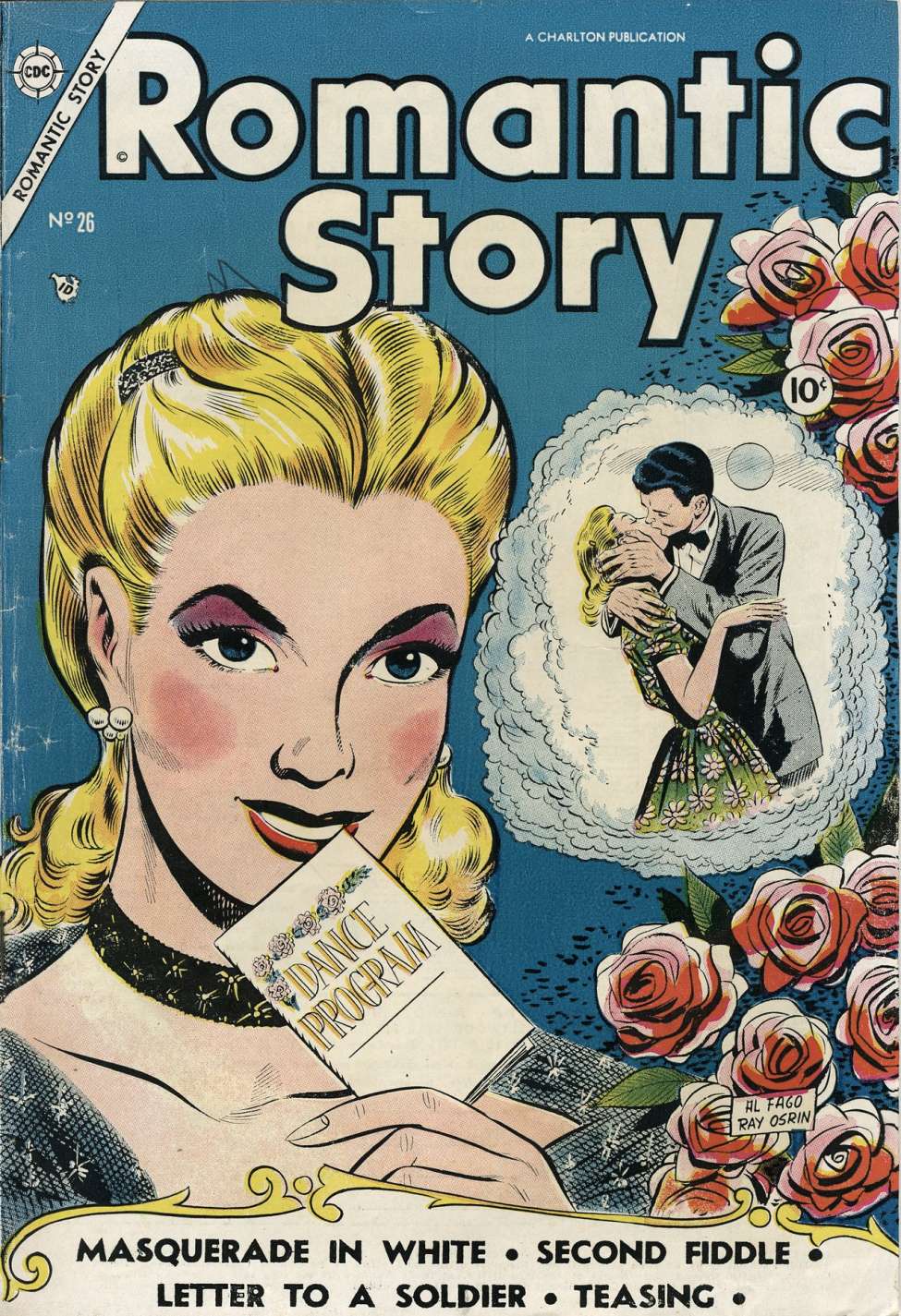 Comic Book Cover For Romantic Story 26