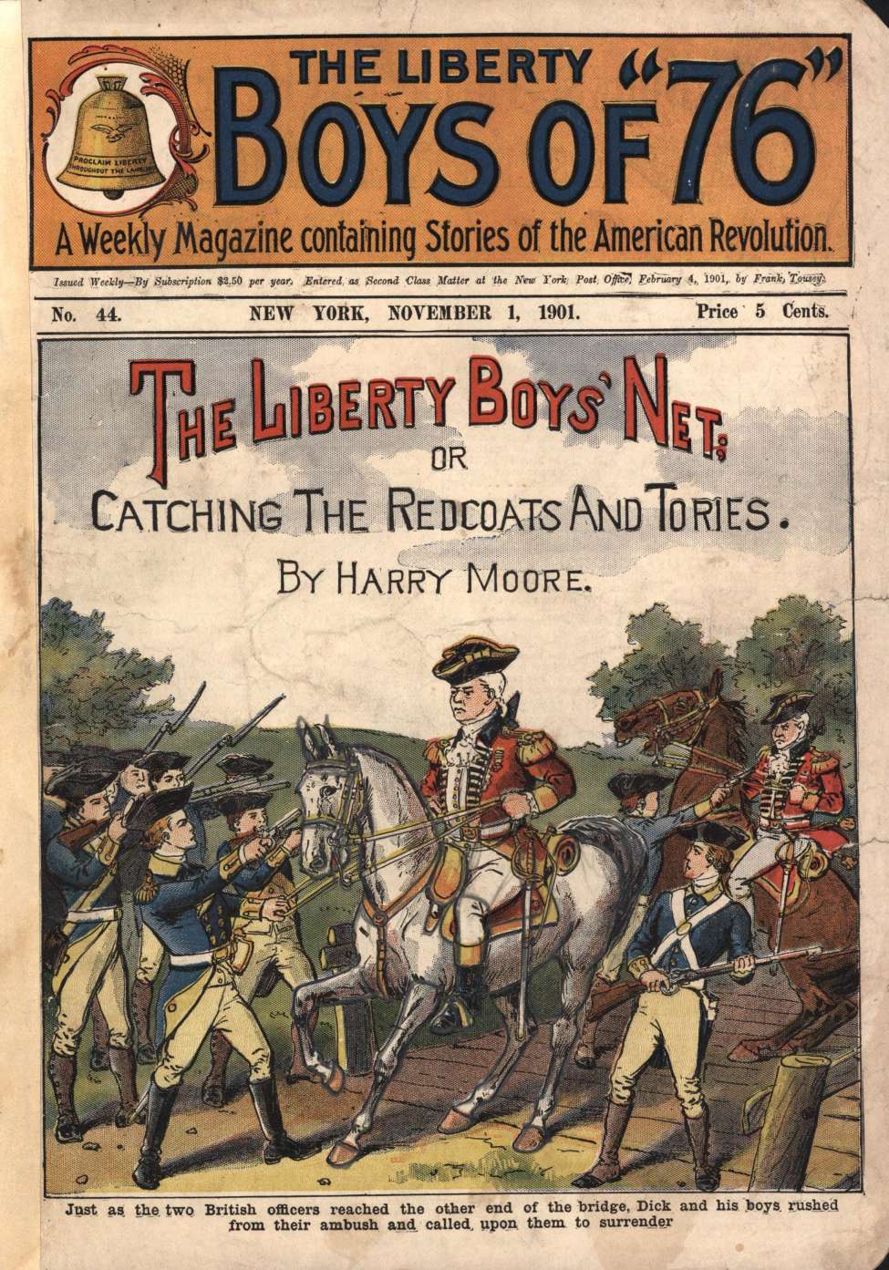 Book Cover For The Liberty Boys of 76 44 - The Liberty Boy's Net