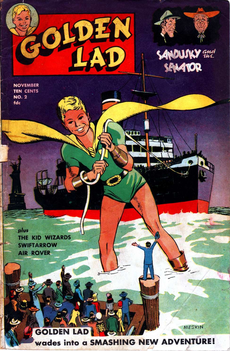 Comic Book Cover For Golden Lad 2 - Version 1