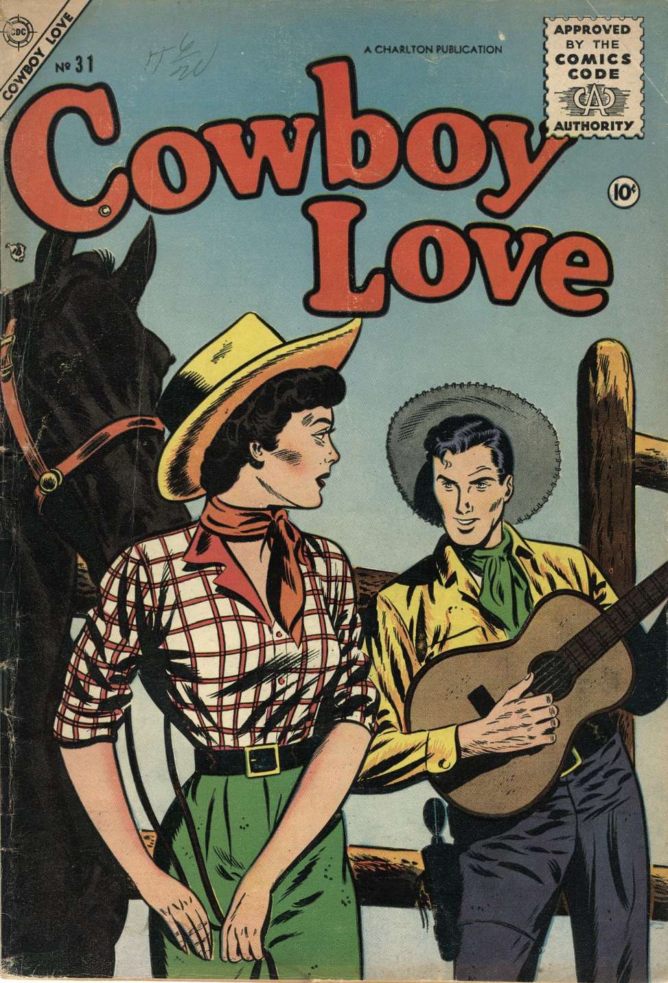 Comic Book Cover For Cowboy Love 31