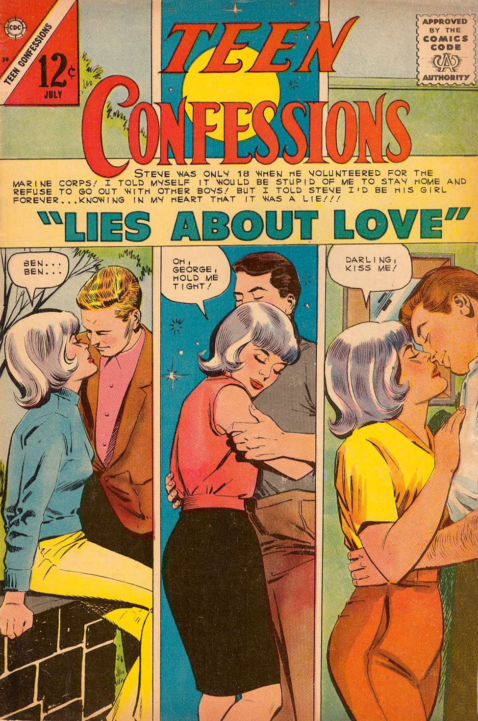 Comic Book Cover For Teen Confessions 39