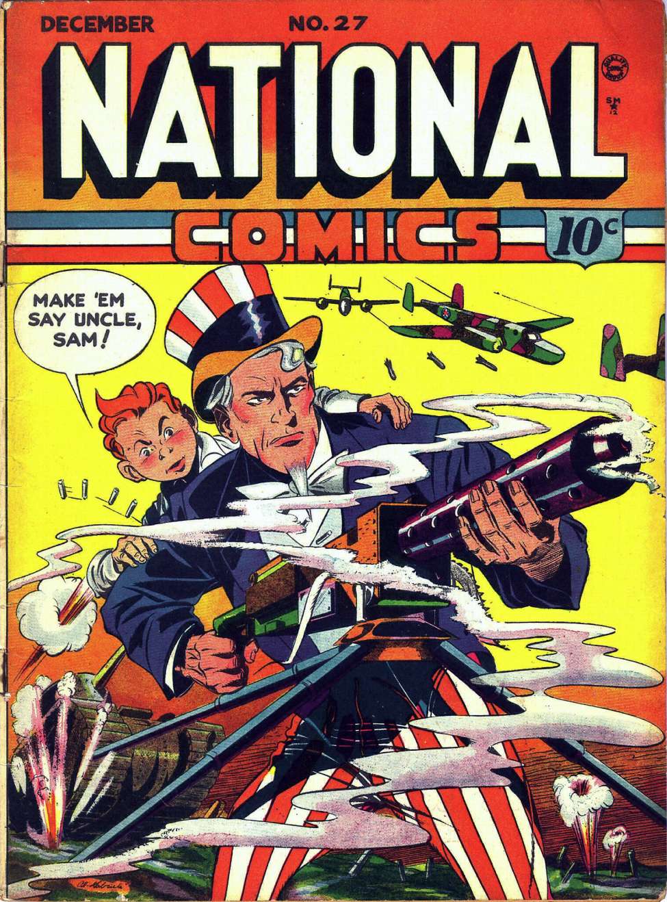 Comic Book Cover For National Comics 27