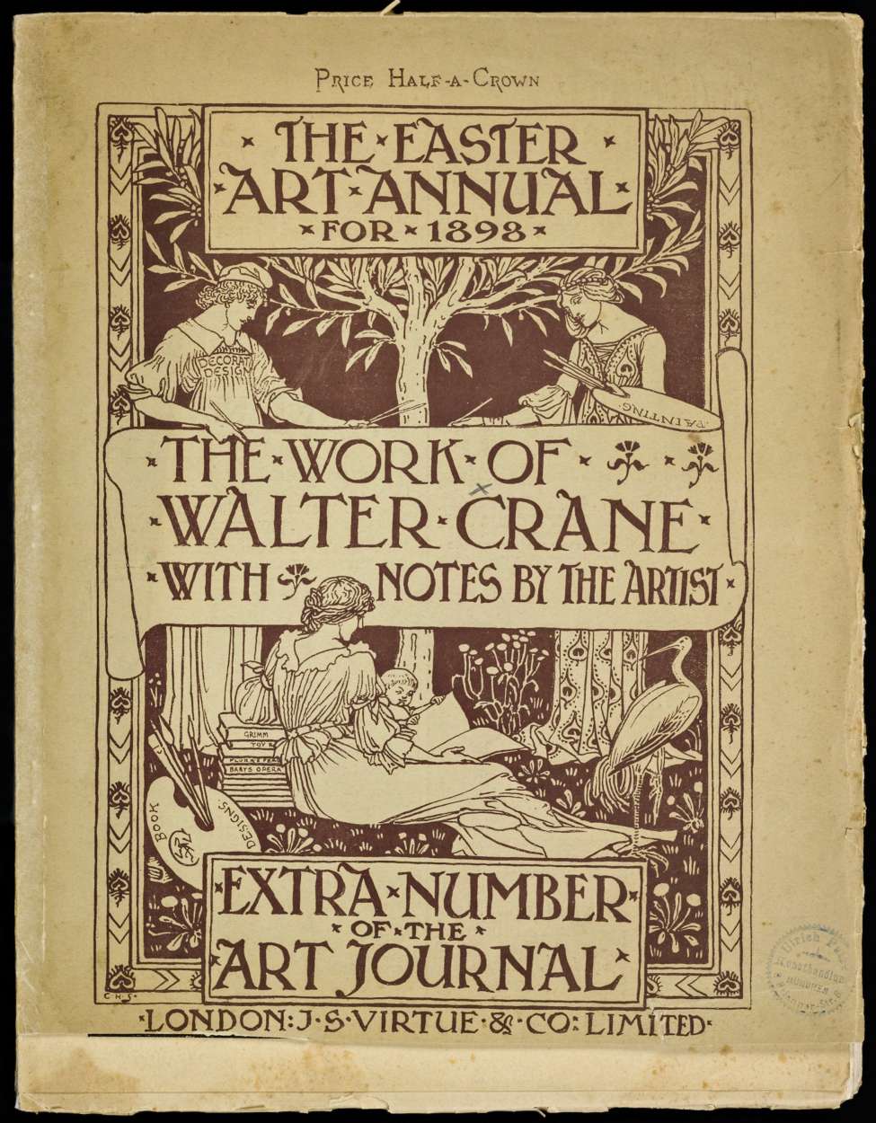 Book Cover For Easter Art Annual - Walter Crane