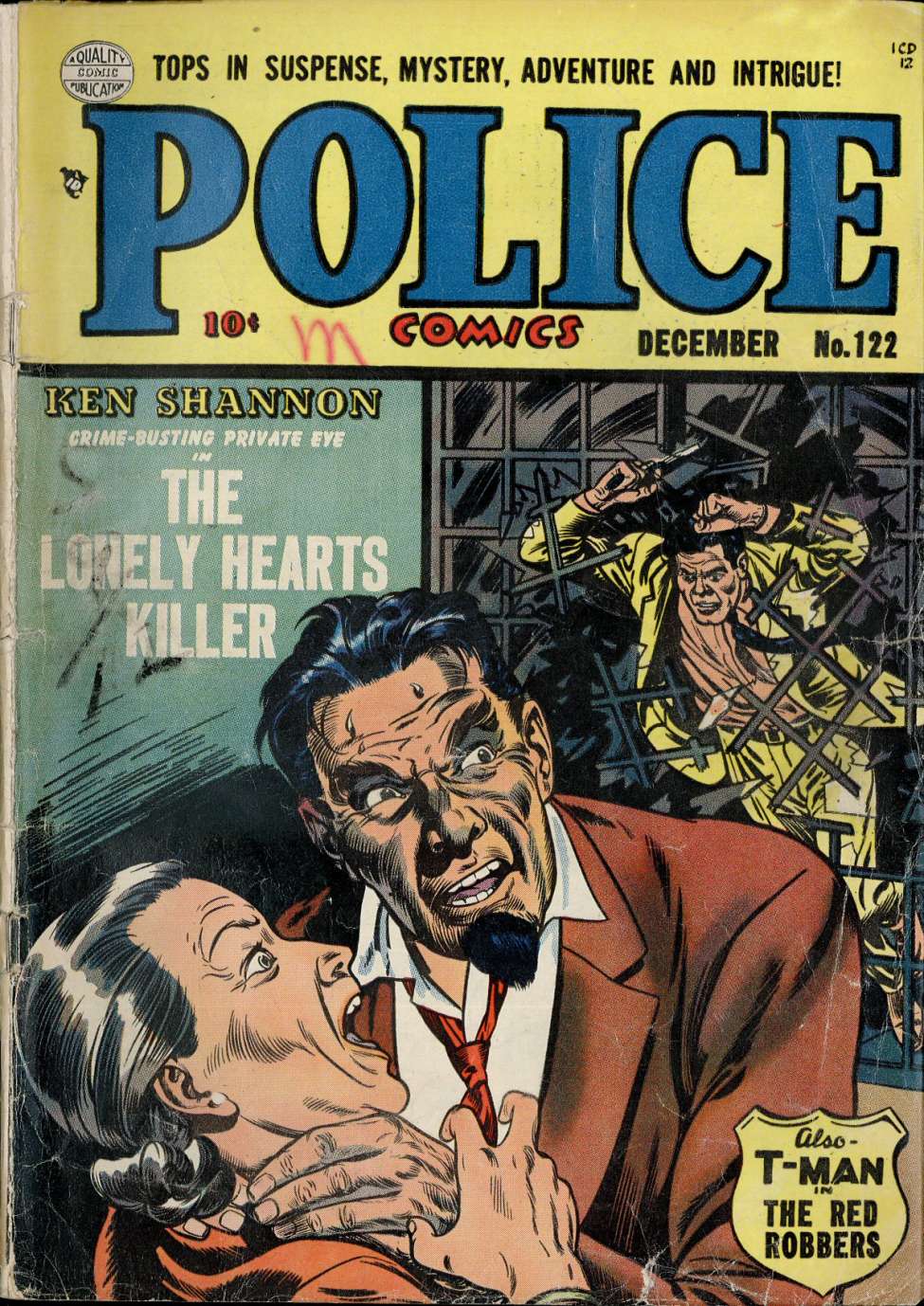 Comic Book Cover For Police Comics 122