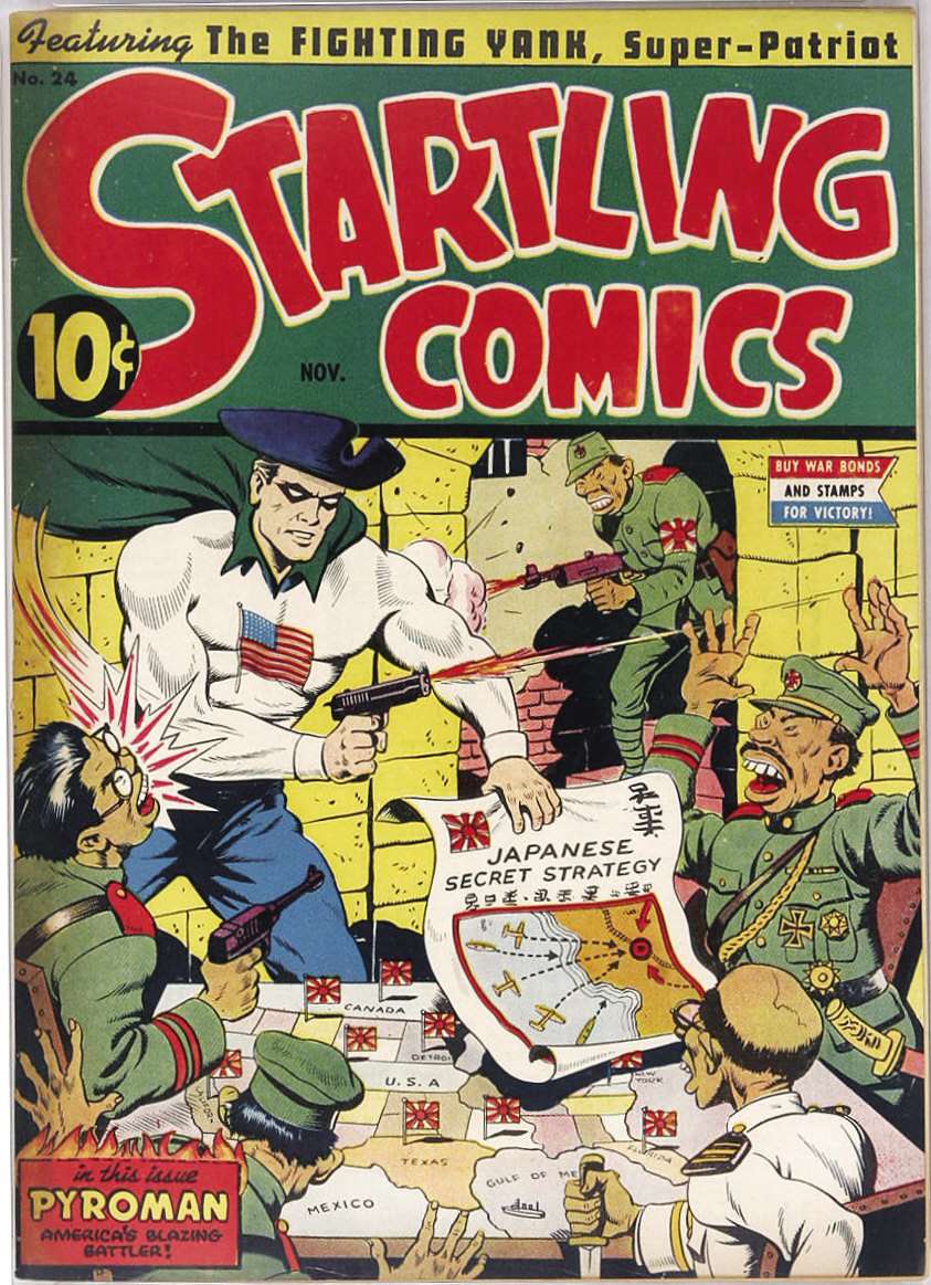 Comic Book Cover For Startling Comics 24