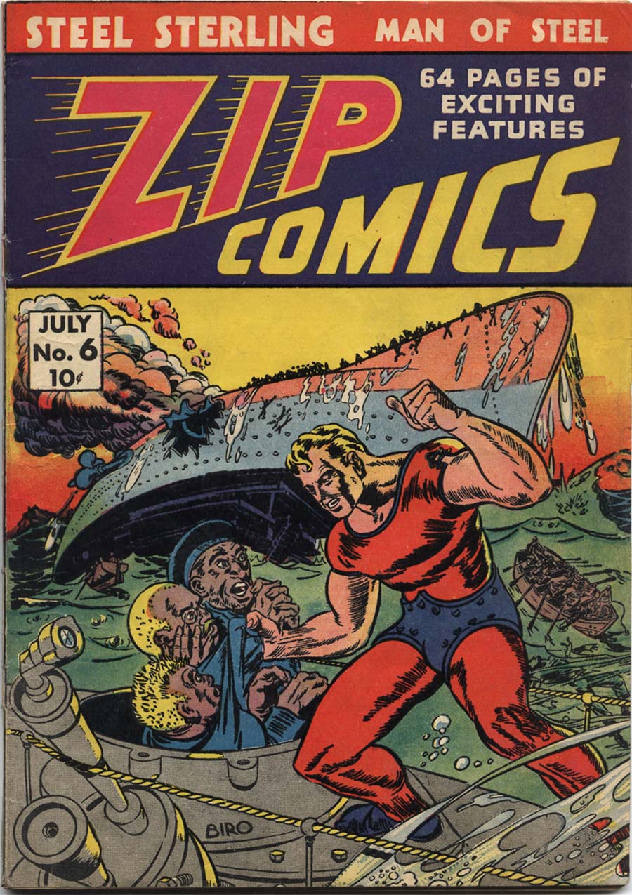 Book Cover For Zip Comics 6