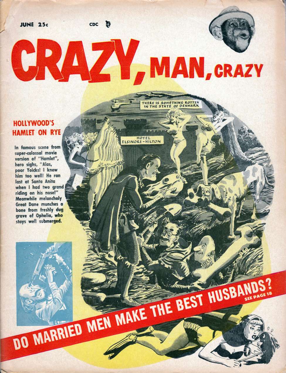 Comic Book Cover For Crazy, Man, Crazy 2
