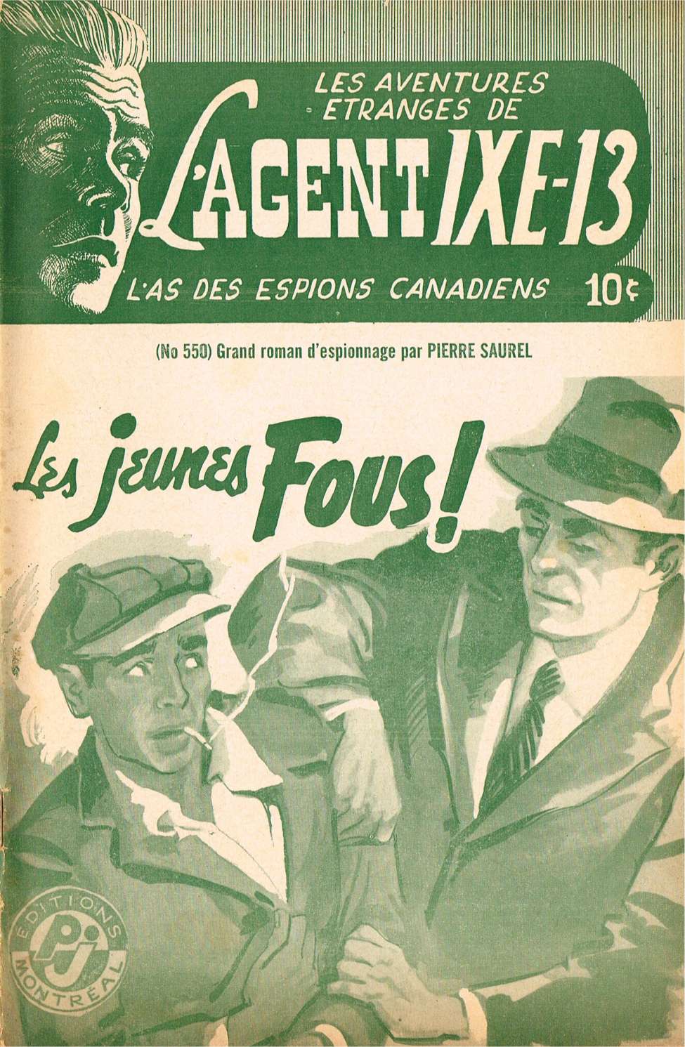 Book Cover For L'Agent IXE-13 v2 550 - Les jeunes fous