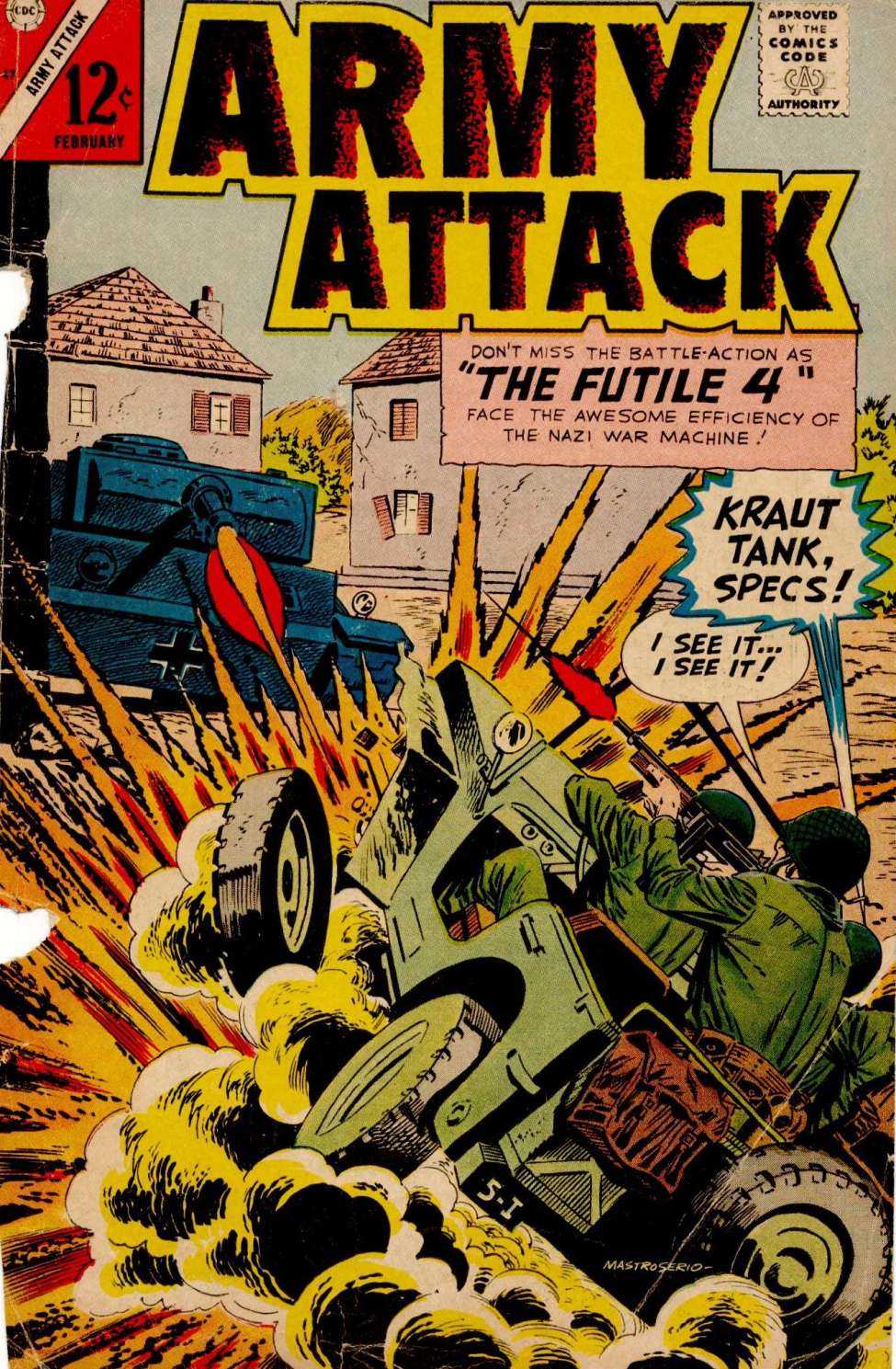 Comic Book Cover For Army Attack 47