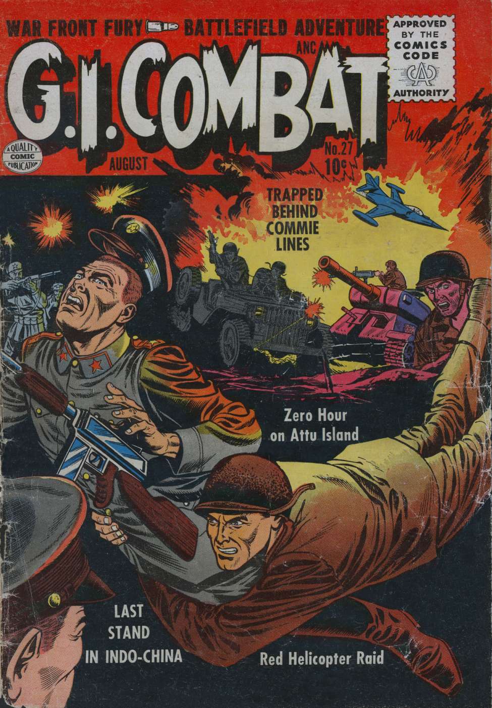 Comic Book Cover For G.I. Combat 27