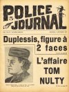 Cover For Police Journal v5 23 - Duplessis, figure à 2 faces