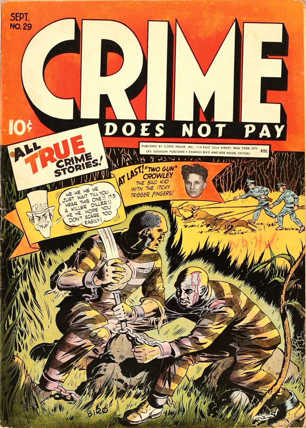 Comic Book Cover For Crime Does Not Pay 29