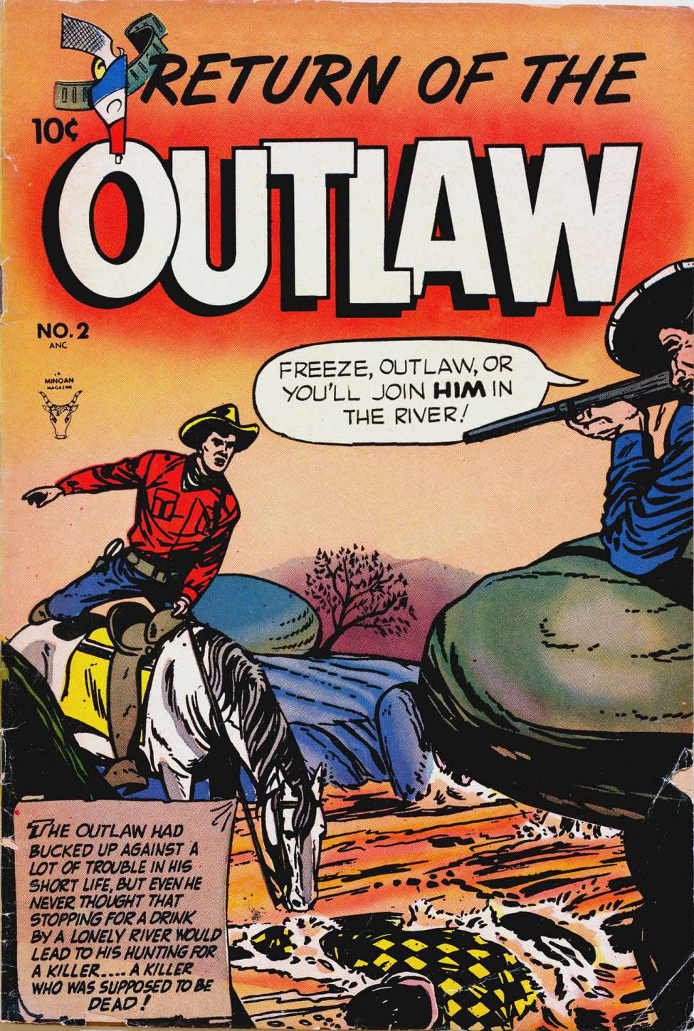 Comic Book Cover For Return of the Outlaw 2