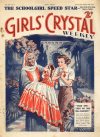 Cover For Girls' Crystal 104 - The Mystery of Hollyhock Cottage