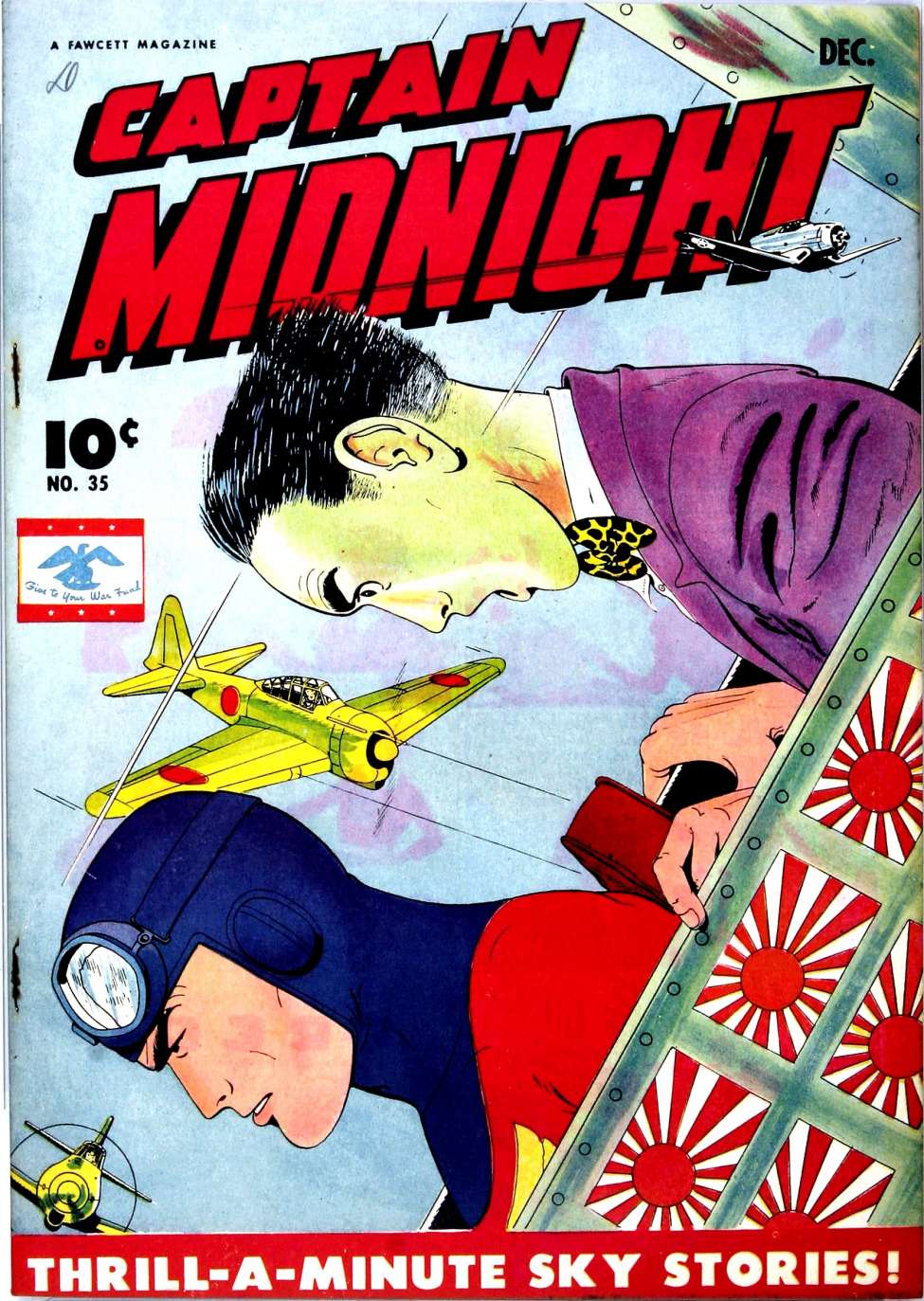 Comic Book Cover For Captain Midnight 35