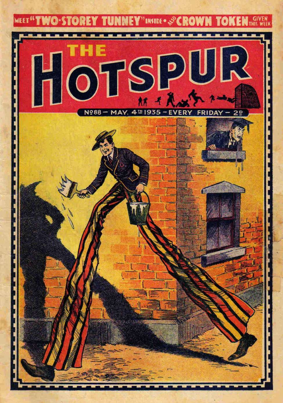 Comic Book Cover For The Hotspur 88