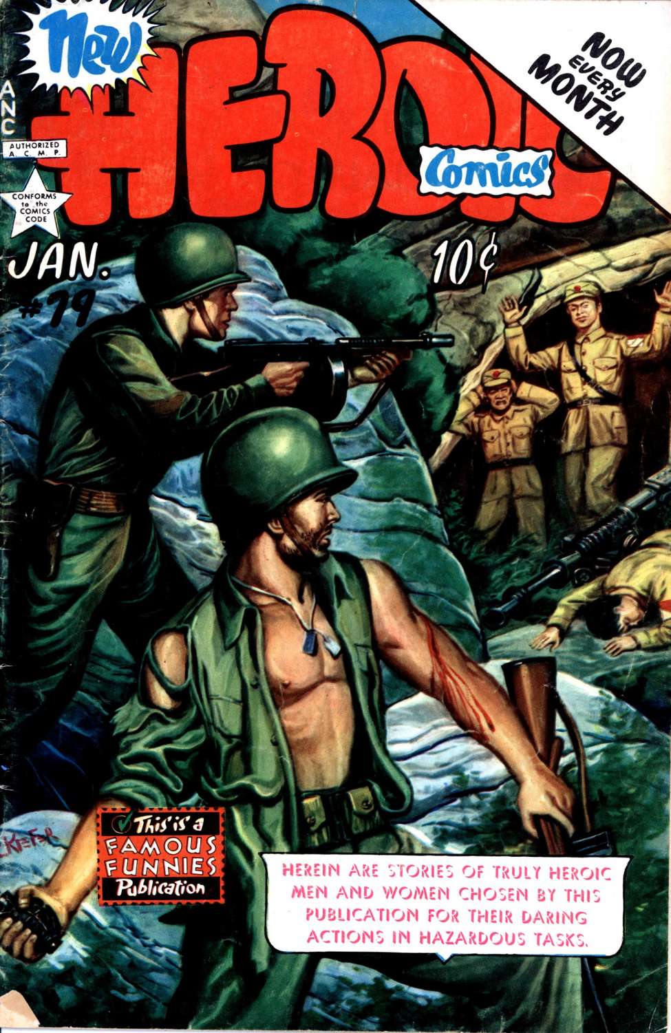 Comic Book Cover For New Heroic Comics 79
