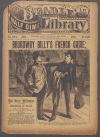 Large Thumbnail For Beadle's Half Dime Library 874 - Broadway Billy's French Game