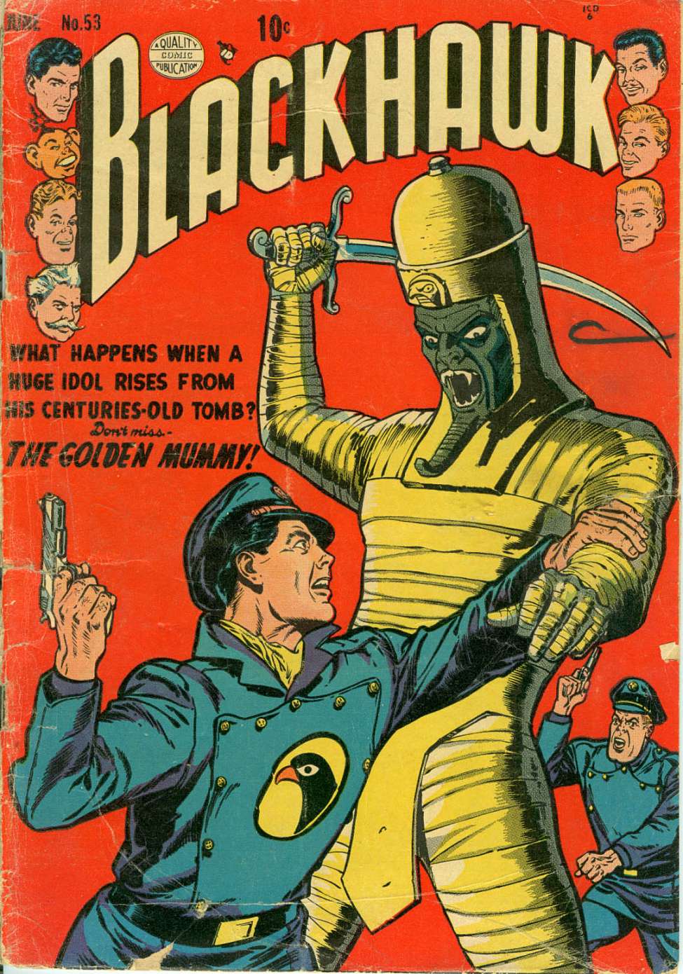 Comic Book Cover For Blackhawk 53