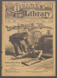 Large Thumbnail For Beadle's Half Dime Library 824 - Bowery Billy, the Bunco Bouncer