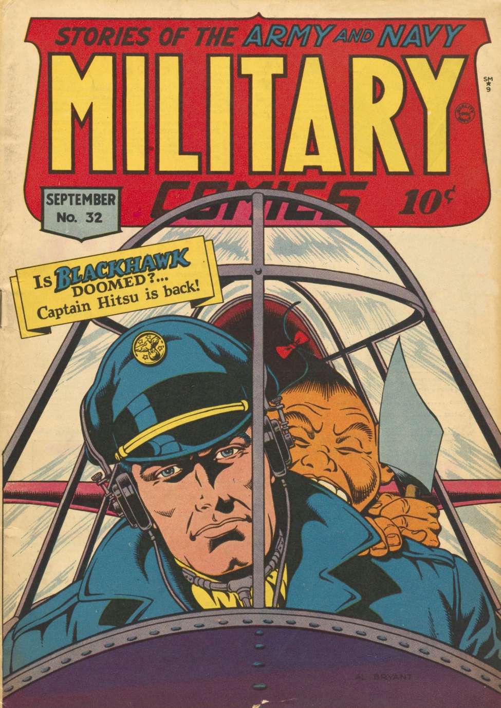 Book Cover For Military Comics 32