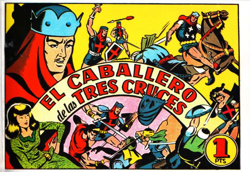 Comic Book Cover For El Caballero de las Tres Cruces 1 - El Caballero de las tres cruces