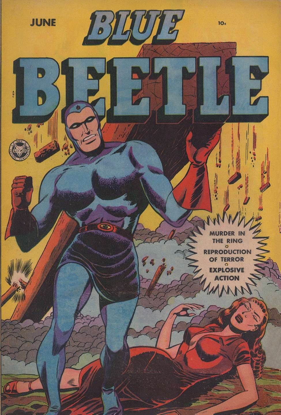 Comic Book Cover For Blue Beetle 59