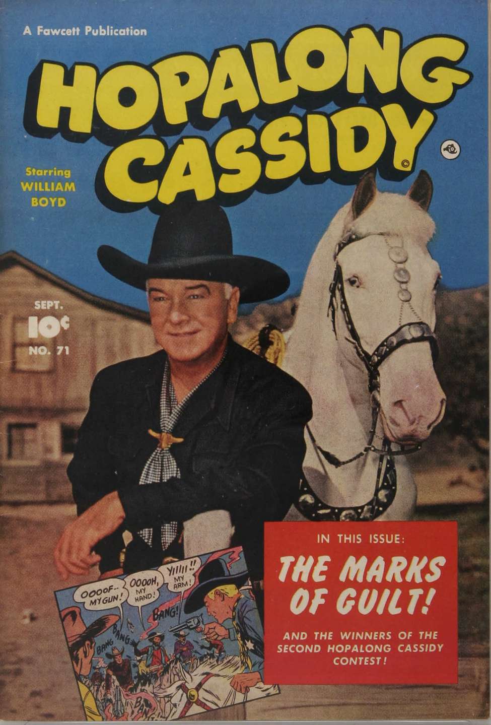 Comic Book Cover For Hopalong Cassidy 71