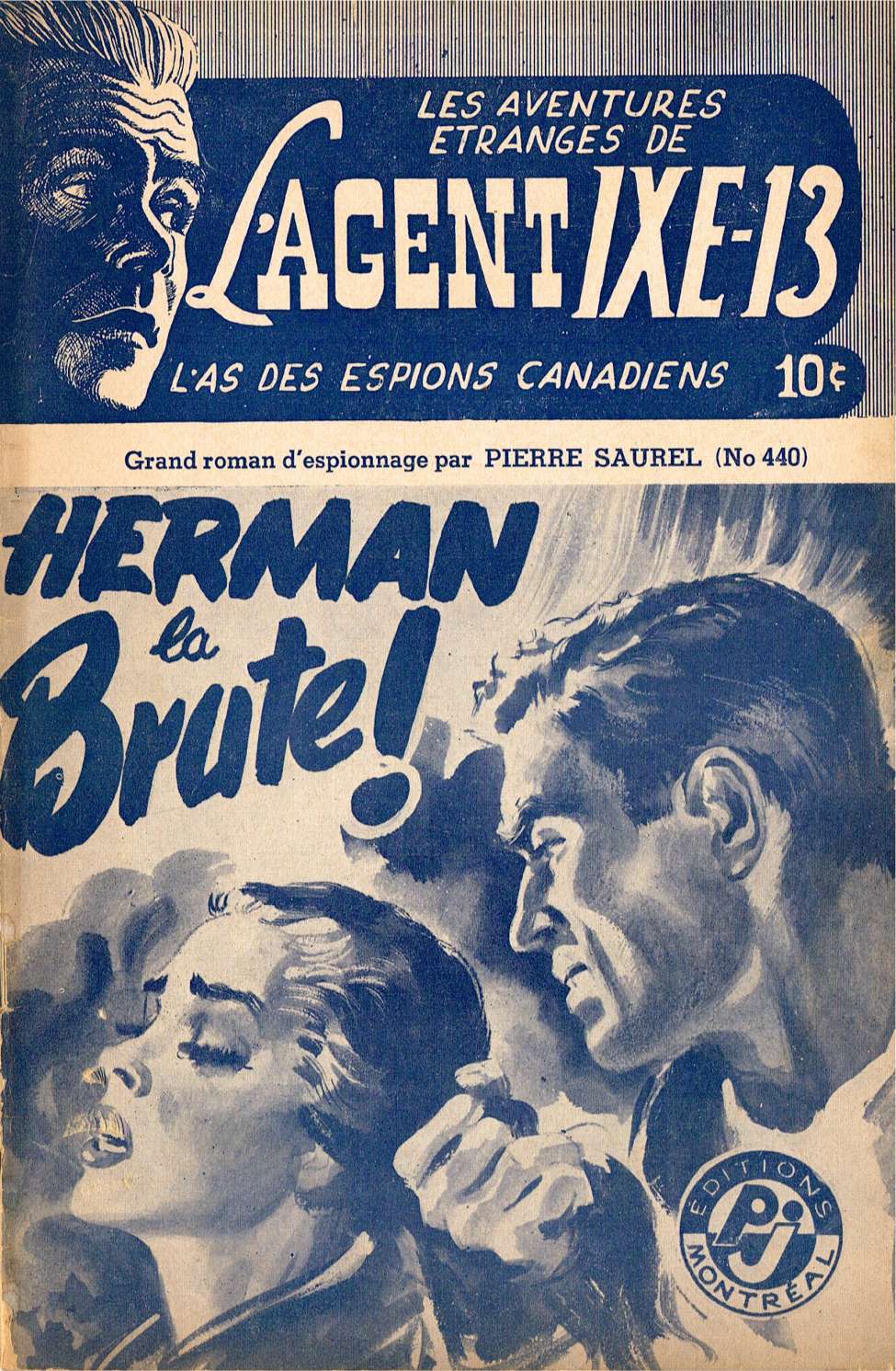 Book Cover For L'Agent IXE-13 v2 440 - Herman la brute