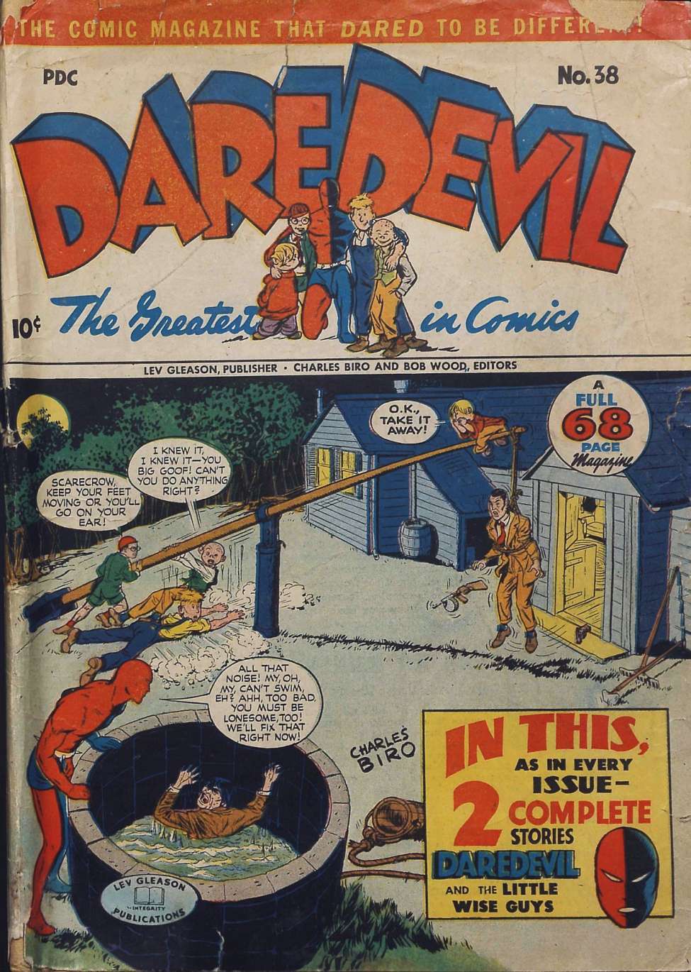 Comic Book Cover For Daredevil Comics 38 (alt) - Version 2