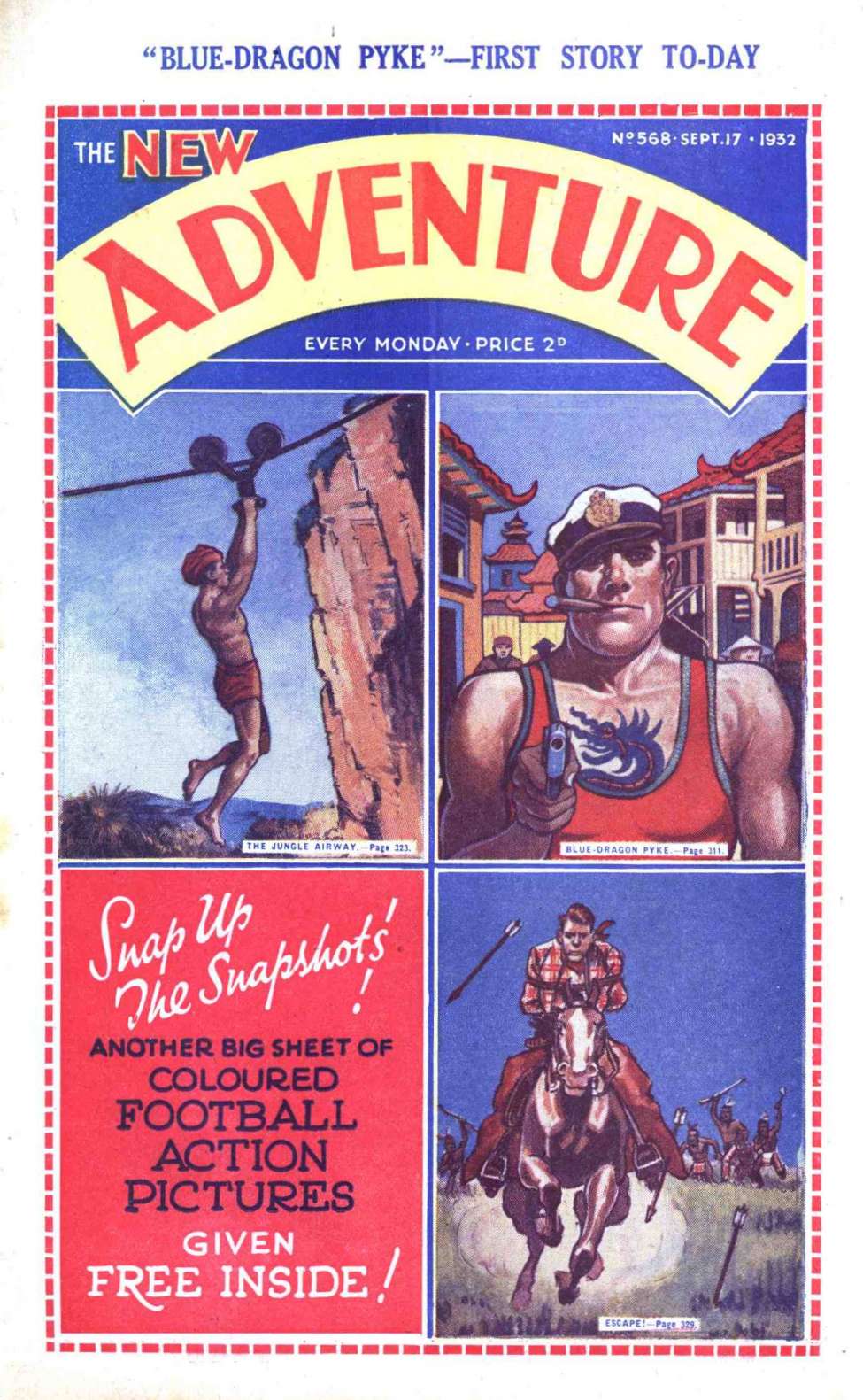 Comic Book Cover For Adventure 568