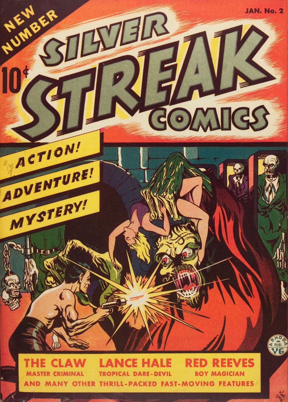 Book Cover For Silver Streak Comics 2 - Version 1