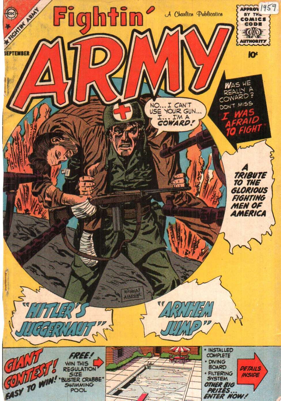 Comic Book Cover For Fightin' Army 31