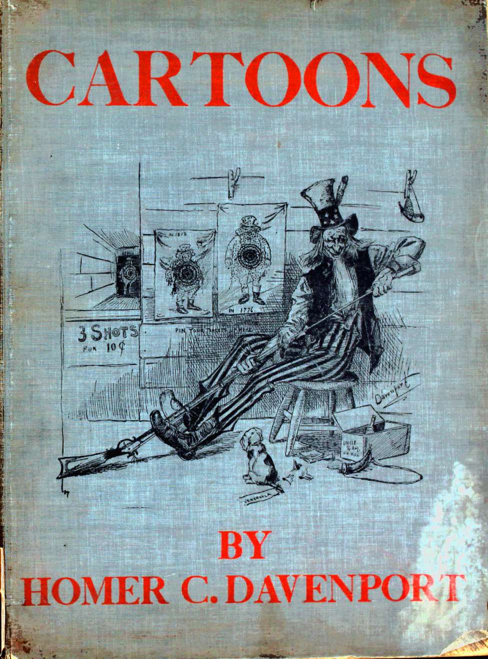 Book Cover For Cartoons by Homer C. Davenport