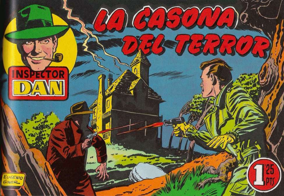 Comic Book Cover For Inspector Dan 21 - La Casona del Terror