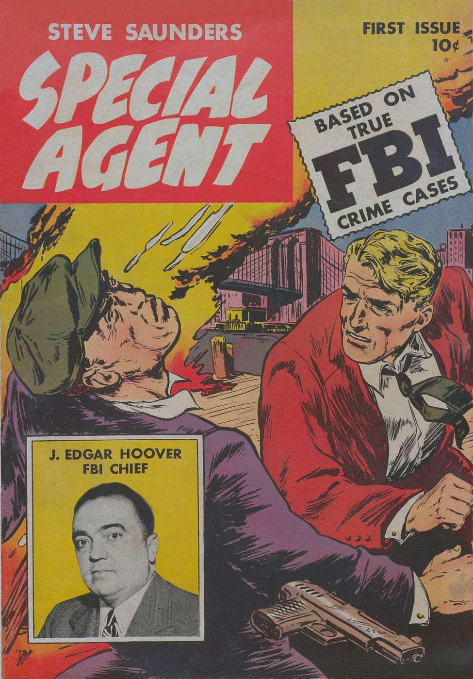 Comic Book Cover For Special Agent 1 (alt) - Version 2